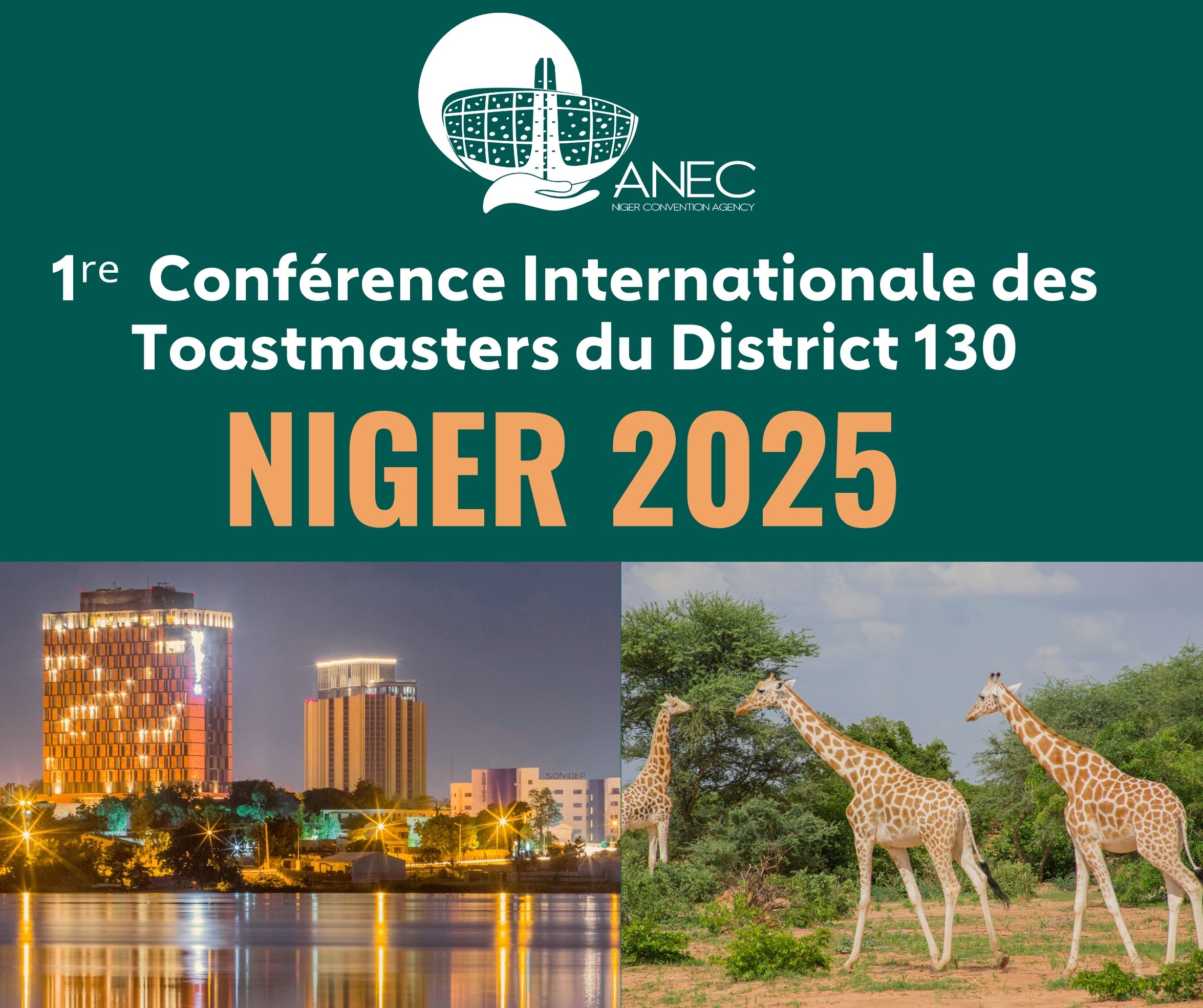 Le Niger, destination prestigieuse de la 1ère Conférence Internationale des Toastmasters du District 130